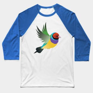 Flying gouldian finch Baseball T-Shirt